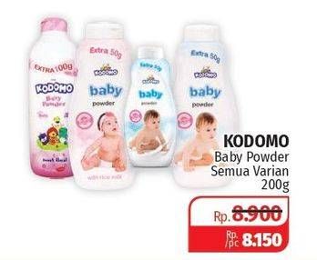 Promo Harga KODOMO Baby Powder All Variants 200 gr - Lotte Grosir