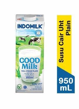 Promo Harga Indomilk Susu UHT Full Cream Plain 950 ml - Indomaret