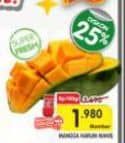 Mangga Harum Manis per 100 gr Diskon 25%, Harga Promo Rp1.980, Harga Normal Rp2.640, Khusus Member