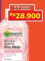 Promo Harga Garnier Micellar Water Vitamin C, Rose 125 ml - Alfamart