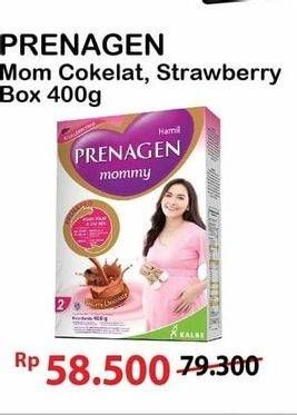 Promo Harga Prenagen Mommy Velvety Chocolate, Lovely Strawberry 400 gr - Alfamart