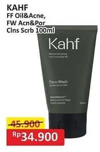 Promo Harga Kahf Face Wash Oil And Acne Care, Triple Action Oil And Comedo Defense 100 ml - Alfamart