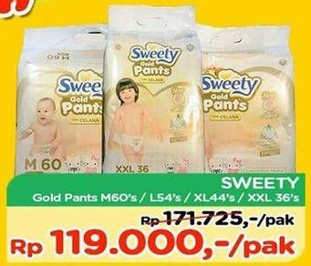 Promo Harga Sweety Gold Pants M60, L54, XL44, XXL36  - TIP TOP