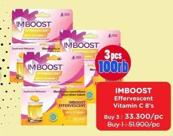 Promo Harga IMBOOST Effervescent with Vitamin C 8 pcs - Watsons