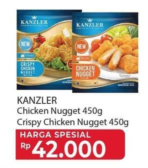 Promo Harga Kanzler Chicken Nugget Original, Crispy 450 gr - Yogya