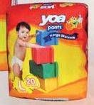 Promo Harga YOA Baby Diapers Pants L20 20 pcs - Yogya