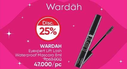 Promo Harga Wardah EyeXpert Liftlast Waterproof Mascara  - Guardian