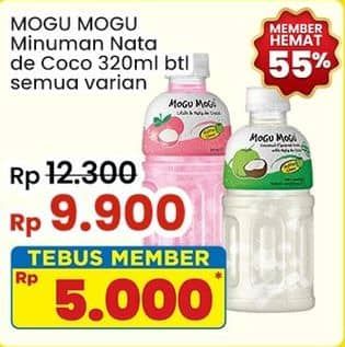 Promo Harga Mogu Mogu Minuman Nata De Coco All Variants 320 ml - Indomaret