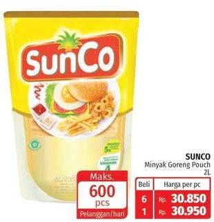 Promo Harga SUNCO Minyak Goreng 2000 ml - Lotte Grosir