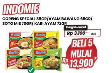 Promo Harga Indomie Mie Kuah/Goreng  - Carrefour