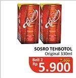 Promo Harga SOSRO Teh Botol Original 330 ml - Alfamidi