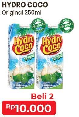 Promo Harga HYDRO COCO Minuman Kelapa Original 250 ml - Alfamart