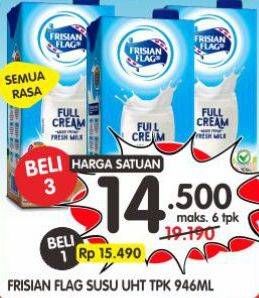 Promo Harga Frisian Flag Susu UHT Purefarm All Variants 946 ml - Superindo