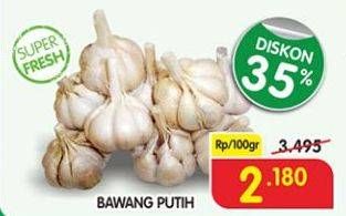 Promo Harga Bawang Putih per 100 gr - Superindo