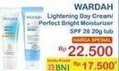 Promo Harga WARDAH Lightening Day Cream/Perfect Bright Moisturizer SPF 28 20g tub  - Indomaret
