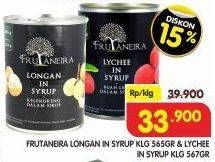 Promo Harga FRUTANEIRA Longan in Syrup 565 gr - Superindo