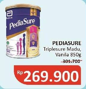 Promo Harga Pediasure Triplesure Madu, Vanila 850 gr - Alfamidi