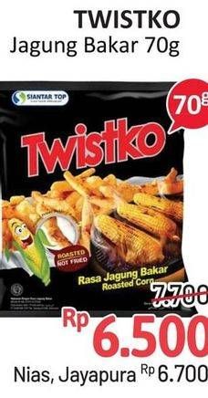 Promo Harga TWISTKO Snack Jagung Bakar 70 gr - Alfamidi