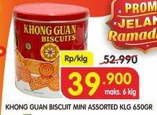 Promo Harga KHONG GUAN Assorted Biscuits 650 gr - Superindo