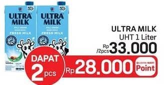 Promo Harga Ultra Milk Susu UHT 1000 ml - LotteMart