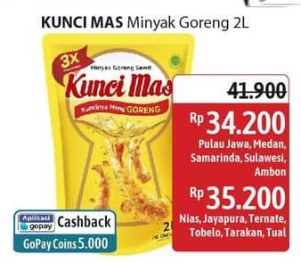 Promo Harga Kunci Mas Minyak Goreng 2000 ml - Alfamidi