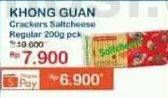 Promo Harga Khong Guan Saltcheese Regular 200 gr - Indomaret