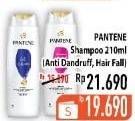 Promo Harga PANTENE Shampoo Anti Dandruff, Hair Fall Control 210 ml - Hypermart