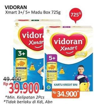 VIDORAN Xmart 3+/ 5+ Madu 725 g