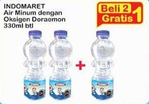 Promo Harga INDOMARET Air Minum Dengan Oksigen Doraemon per 2 botol 330 ml - Indomaret