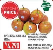 Promo Harga Apel Royal Gala USA per 100 gr - Hypermart