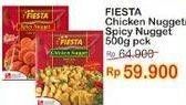 Promo Harga Fiesta Naget Chicken Nugget, Spicy 500 gr - Indomaret
