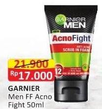 Promo Harga GARNIER MEN Acno Fight Facial Foam 50 ml - Alfamart