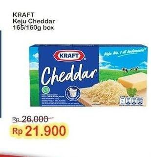 Promo Harga Kraft Cheese Cheddar 160 gr - Indomaret