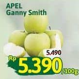 Apel Granny Smith per 100 gr Diskon 1%, Harga Promo Rp5.390, Harga Normal Rp5.490