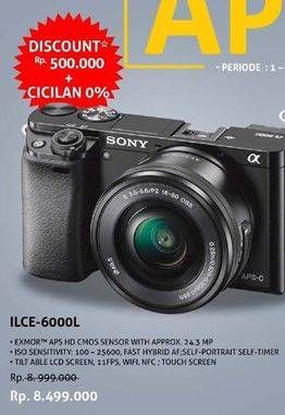 Promo Harga SONY ILCE-6000L Mirrorless Camera  - Hartono