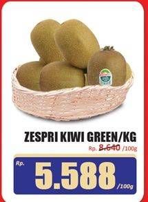 Promo Harga Kiwi Green Zespri per 100 gr - Hari Hari