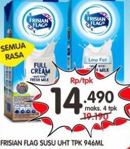 Promo Harga Frisian Flag Susu UHT Purefarm All Variants 946 ml - Superindo