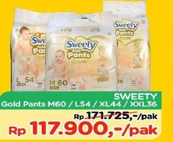 Promo Harga Sweety Gold Pants M60, L54, XL44, XXL36  - TIP TOP