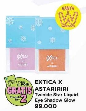Promo Harga Extica Twinkle Star Liquid Eyeshadow x Astariri  - Watsons
