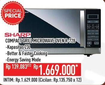 Promo Harga SHARP R-728(K)-IN | Microwave  - Hypermart