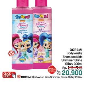 Promo Harga Doremi Kids  Antiseptic Body Wash Shimmer Shine 200 ml - LotteMart