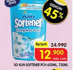 Promo Harga So Klin Softener All Variants 650 ml - Superindo