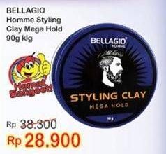 Promo Harga BELLAGIO HOMME Styling Clay 90 gr - Indomaret