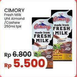Promo Harga Cimory Susu UHT Almond, Cashew 250 ml - Indomaret