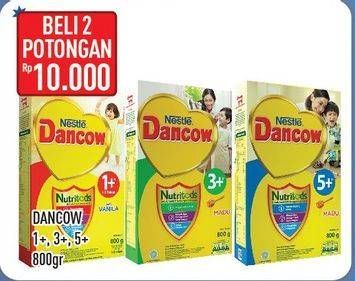 Promo Harga DANCOW Advanced Excelnutri+ 1+/3+/5+ per 2 box 800 gr - Hypermart