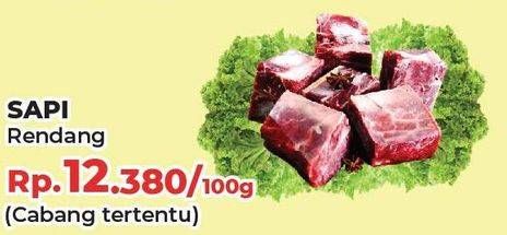 Promo Harga Daging Rendang Sapi per 100 gr - Yogya