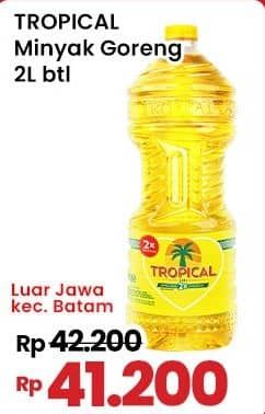 Promo Harga Tropical Minyak Goreng 2000 ml - Indomaret