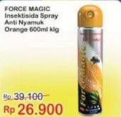 Promo Harga FORCE MAGIC Insektisida Spray Orange 600 ml - Indomaret