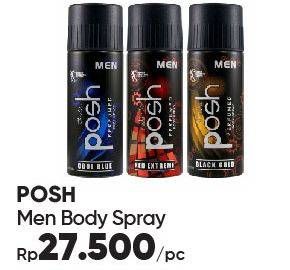 Promo Harga POSH Men Perfumed Body Spray 150 ml - Guardian