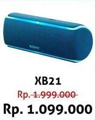 Promo Harga SONY XB21 | Portable Wireless Bluetooth Speaker  - Hartono